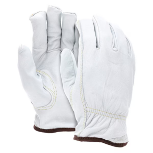 Leather Gloves, Cut Level A4 , M 12 PK